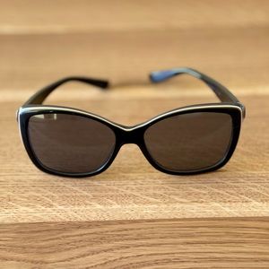 Oakley News Flash Black Cat-eye Sunglasses